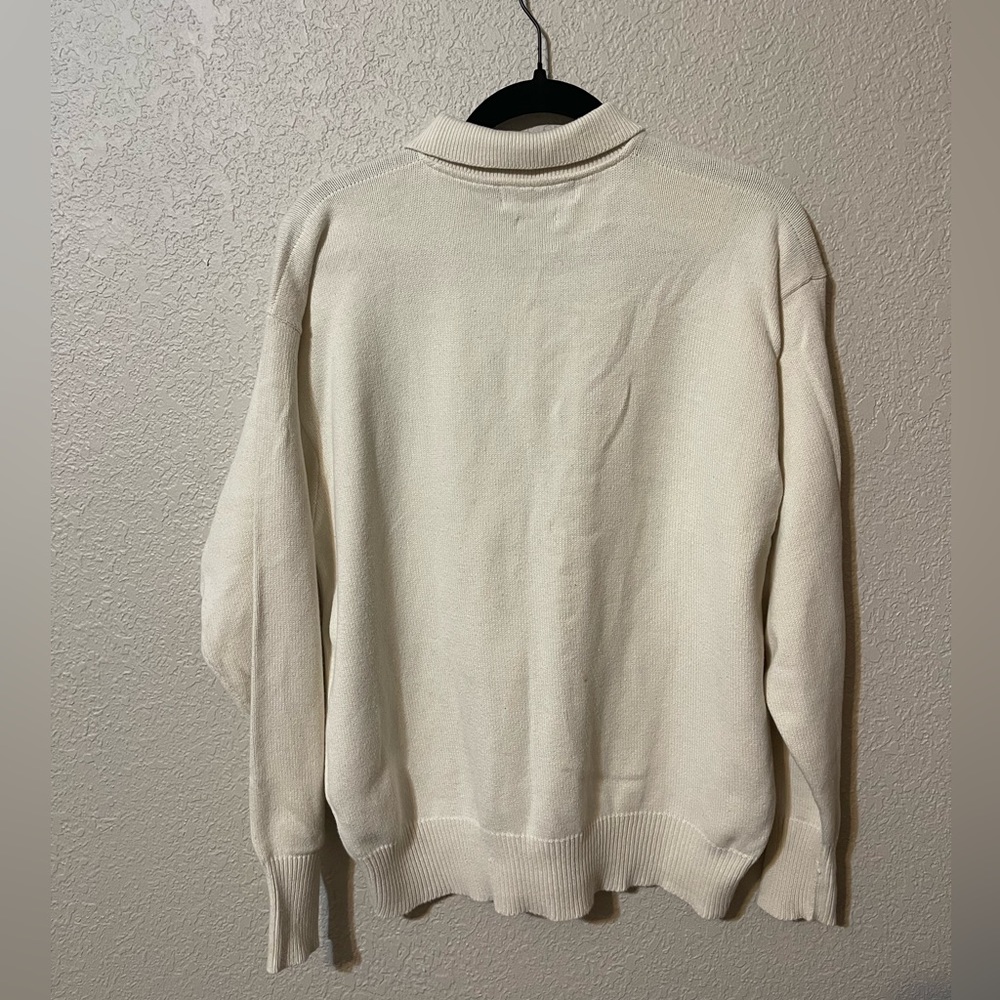 Vintage Polo by Ralph Lauren 3/4 Button Polo Long Sleeve Shirt - Picture 3 of 4